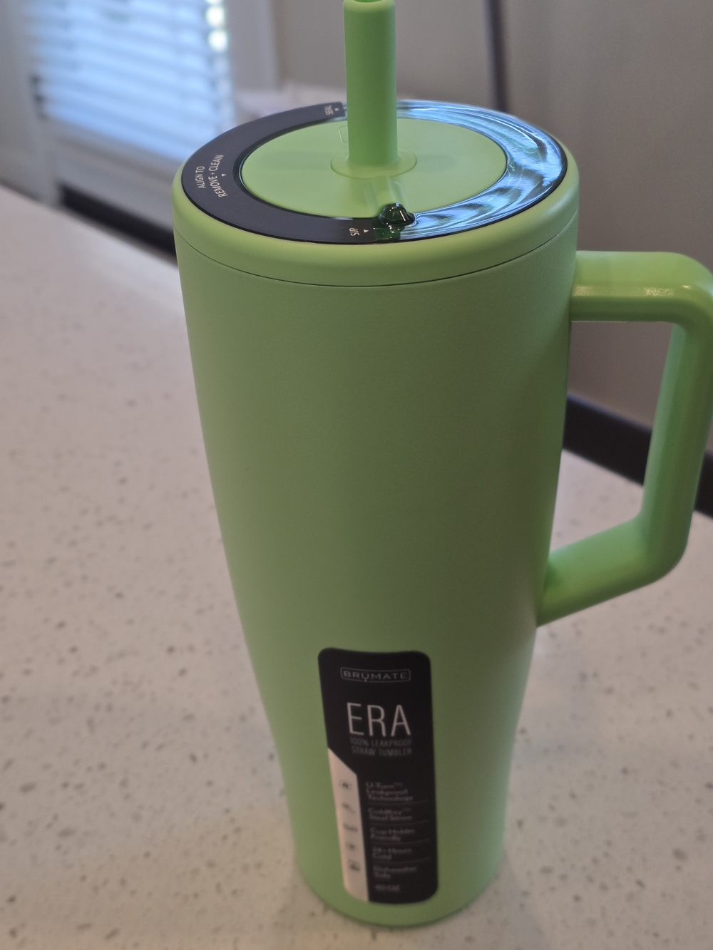 BruMate ERA Kiwi (Green) 40 oz Insulated Tumbler with Handle